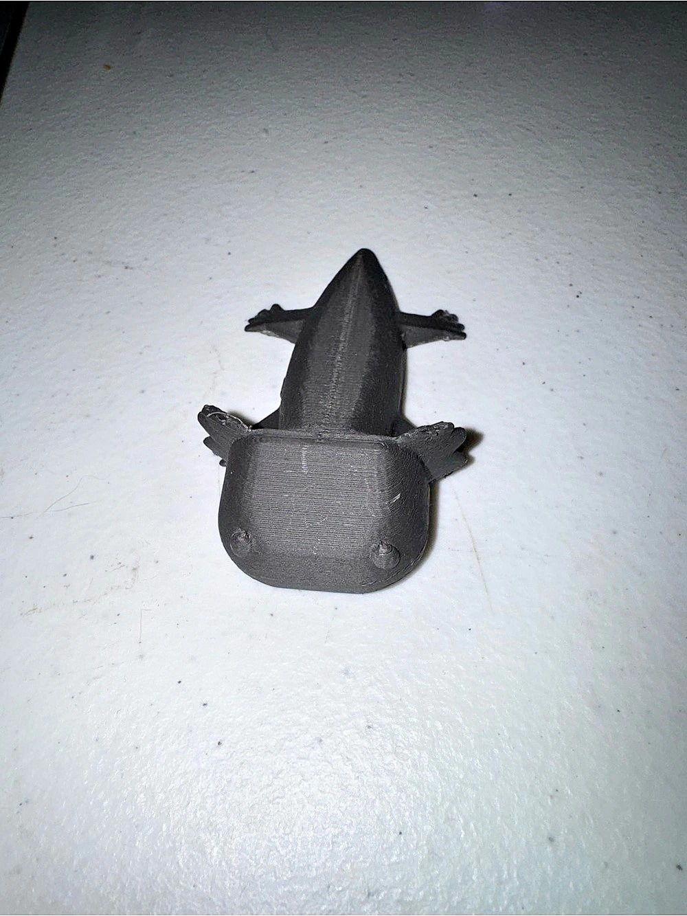 3D printed Black Axolotl